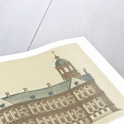 Side wall of the Town Hall in Amsterdam by Johan Teyler