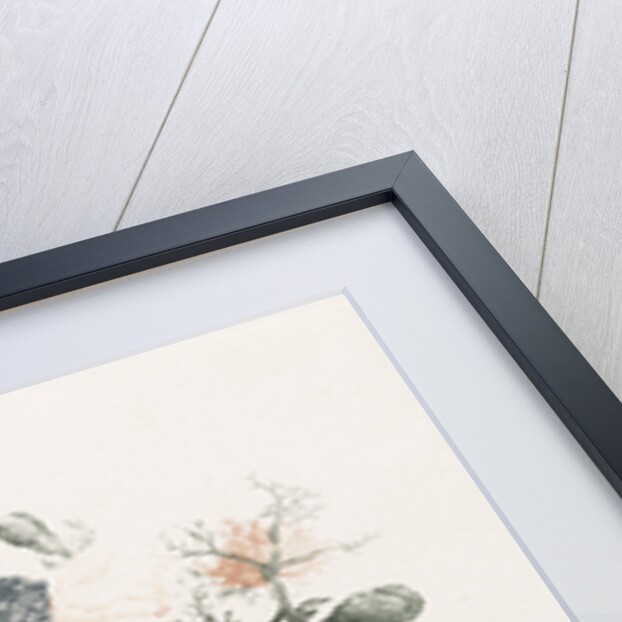 Glass vase with various flowers and a sunflower by Johan Teyler