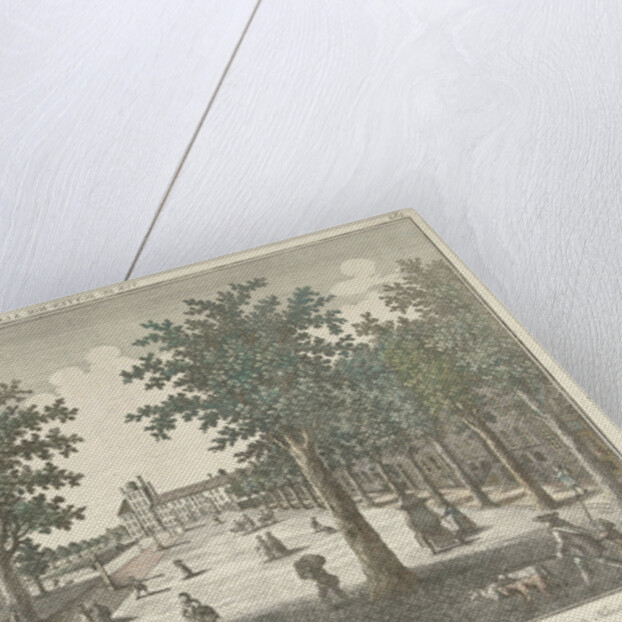 View of the Buitenhof in The Hague, The Netherlands by Georg Balthasar Probst