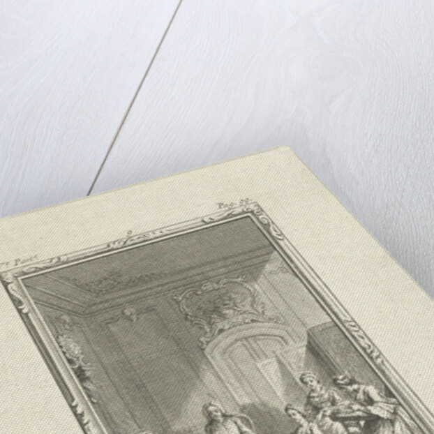 Company in an interior by Jacob Folkema