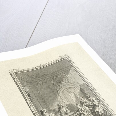 Company in an interior by Jacob Folkema