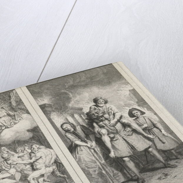 Playwright Paul Scarron dances with satyrs, fauns and maenads by Anonymous