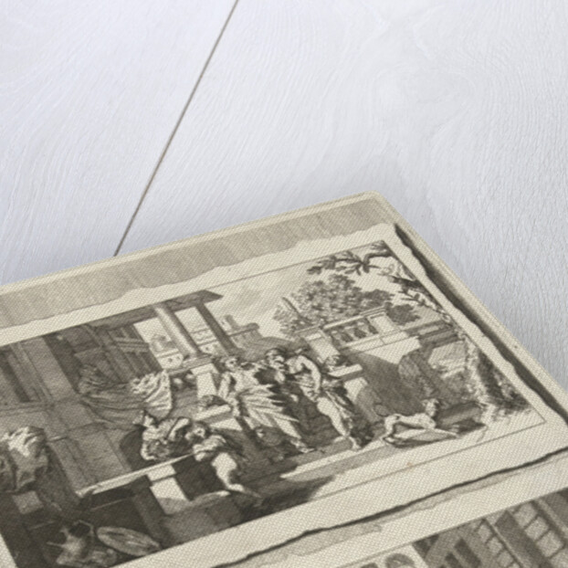 Expulsion of Hagar and Ishmael and the return of the prodigal son by Pieter van den Berge