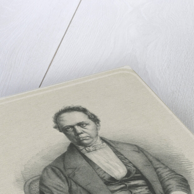 Portrait of J. K. v.d Pants by Cornelis Philippus Groebel Jr