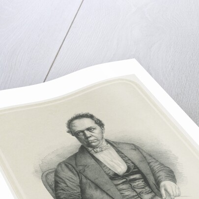 Portrait of J. K. v.d Pants by Cornelis Philippus Groebel Jr