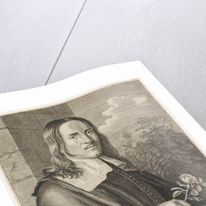 Portrait of the painter Jan van Kessel I by Erasmus Quellinus II