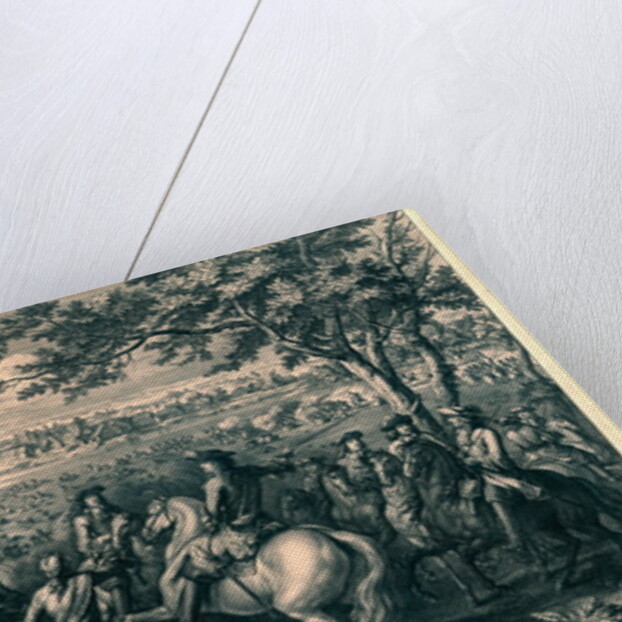 The French armies crossing the Rhine at Lobith by Adam Frans van der Meulen