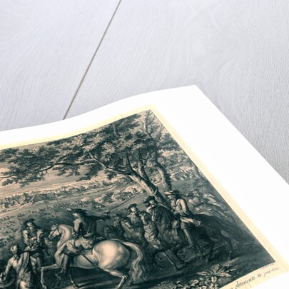 The French armies crossing the Rhine at Lobith by Adam Frans van der Meulen