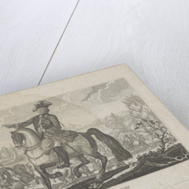 Equestrian Portrait of William V, Prince of Orange-Nassau by Johann Lorenz Rugendas II