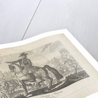 Equestrian Portrait of William V, Prince of Orange-Nassau by Johann Lorenz Rugendas II