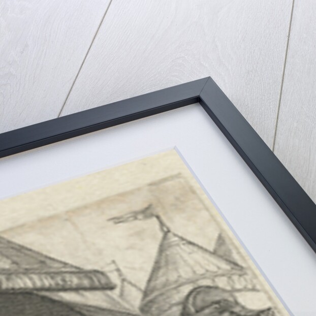 Mucius Scaevola puts right hand into the fire by Georg Pencz