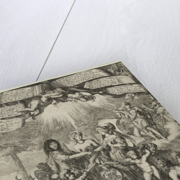 Allegory of the marriage of Francis Mollo and Anna Maria Ooms by Nic. Andrea Tensini