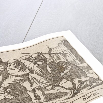 Battle between poor people by Claes Jansz. Visscher II