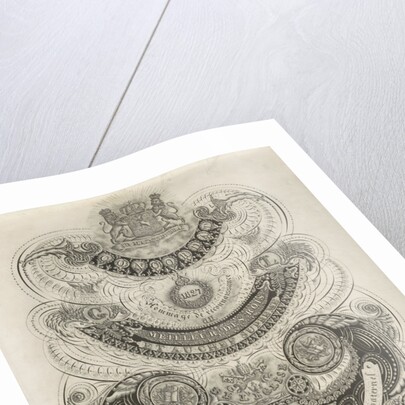 Calligraphy on the concordat between the Courts of Rome and William I by Dewasme-Plétinckx