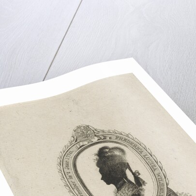 Silhouette Portrait of Louise, Princess of Orange-Nassau by Willem Coertse