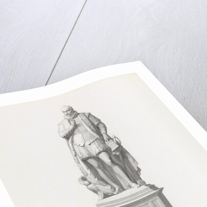 Statue of Prince William I on the Square in The Hague by Edouard Taurel