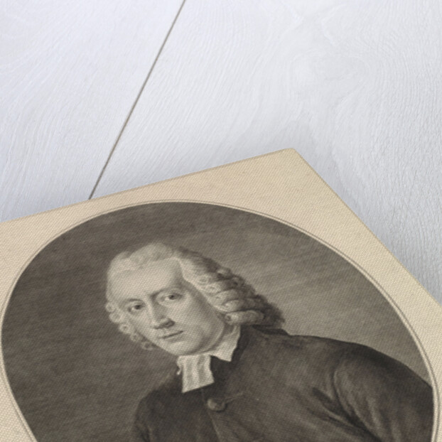 Portrait of Jan Scharp by Willem Bilderdijk