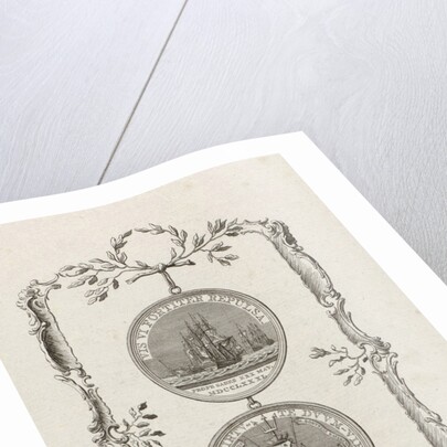 Medal in honor of Gerardus Oorthuys, captain of the frigate Den Briel by Noach van der Meer II