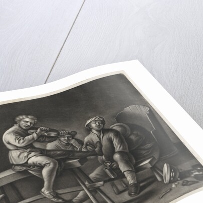 Violin Player in an inn by Wallerant Vaillant Jan van Somer