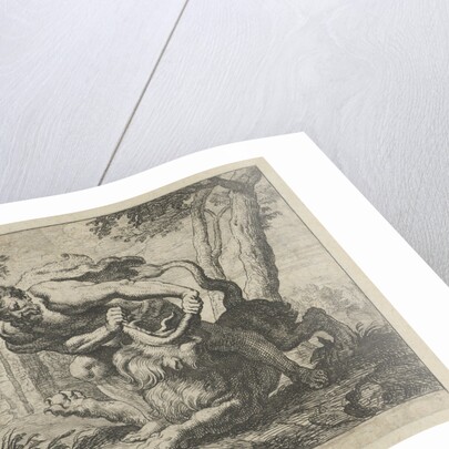 Samson and the lion by Erasmus Quellinus II