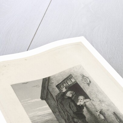 Conversation between a fisherman and a child by Johann Heinrich Maria Hubert Rennefeld