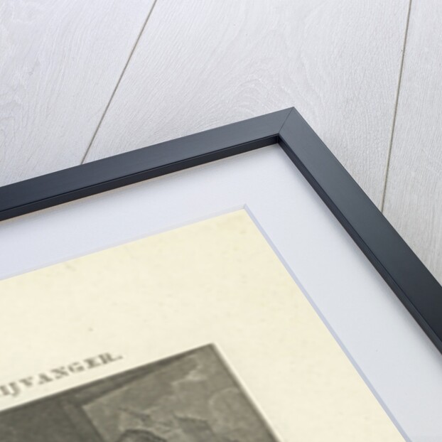 Woman plays guitar and is a model for artist by Johannes Immerzeel