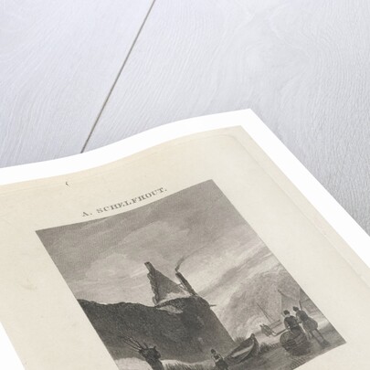 Winter view by Johannes Philippus Lange