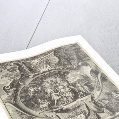 Allegory on the occasion of the marriage of Jacob Alewijn Ghijzen and Perina Vorsterman by Bernard Picart