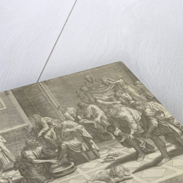 Christ washes the feet of the disciples by Lambert Lombard