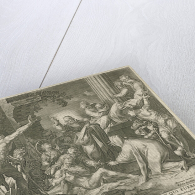 Raising of Lazarus by Claes Jansz. Visscher II