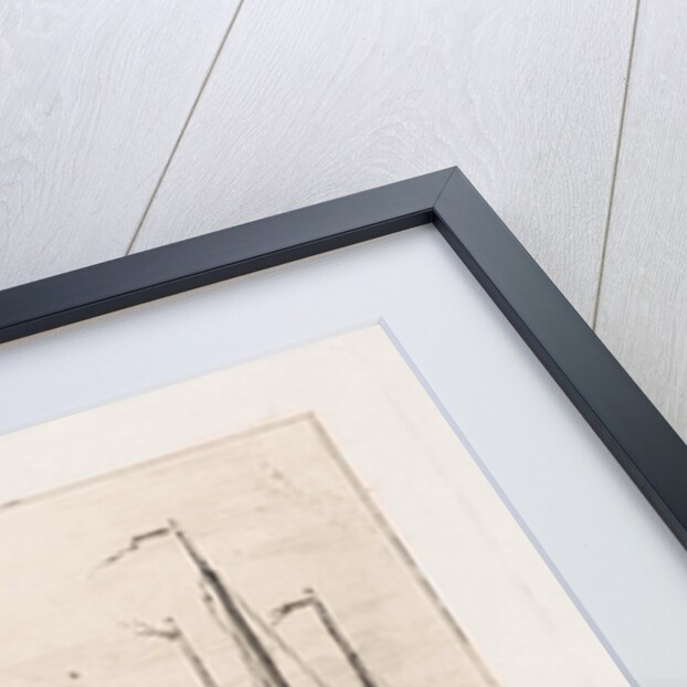 View of the frozen Kattensloot, Amsterdam by Frans Schikkinger