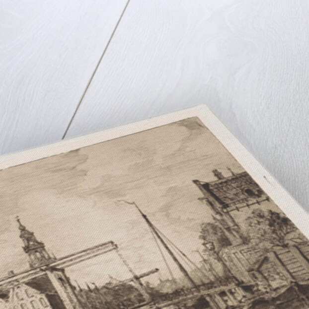 View of the Mark canal in Amsterdam by Frans Schikkinger