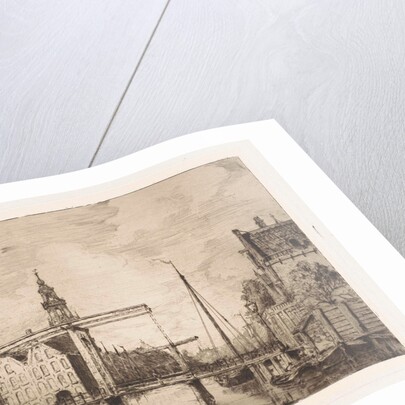 View of the Mark canal in Amsterdam by Frans Schikkinger