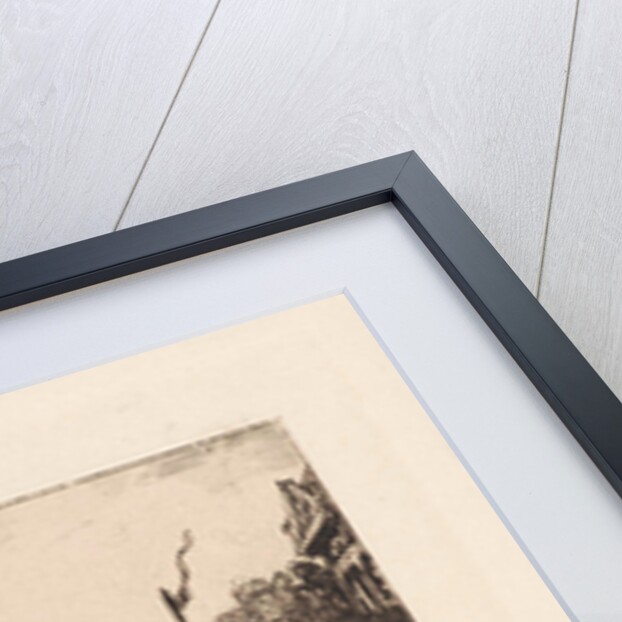 View of the Damrak in Amsterdam by Frans Schikkinger