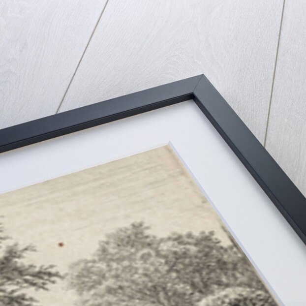 Peddler on a forest path by Anthonie Waterloo