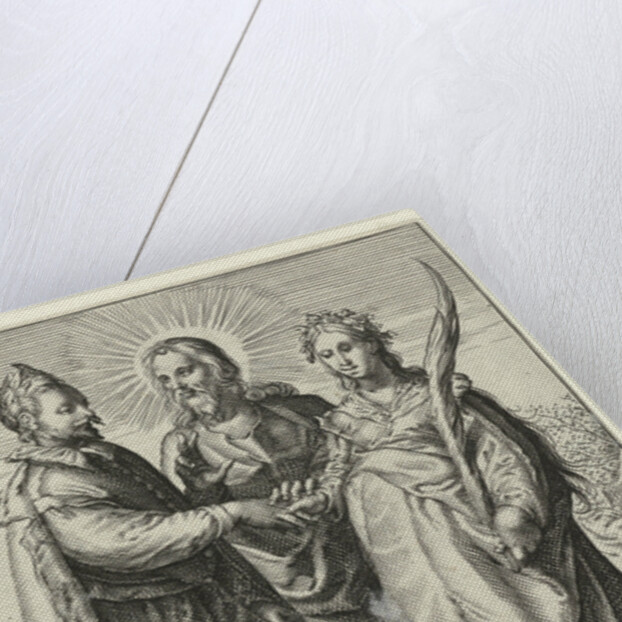 Marriage of spiritual love by Hendrick Goltzius