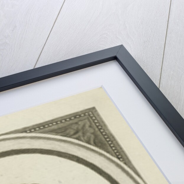 Silhouette portrait of Johannes the Fremery by George Kockers