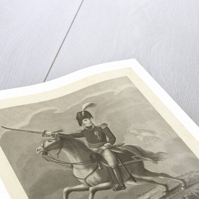 Portrait of King William II on horseback by Antonie and Pieter van der Beek