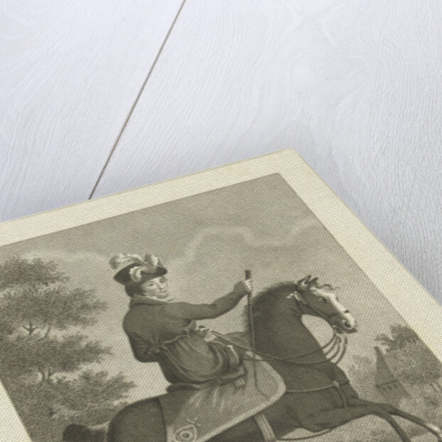 Portrait of Queen Anna Pavlovna Romanowa on horseback by Antonie and Pieter van der Beek