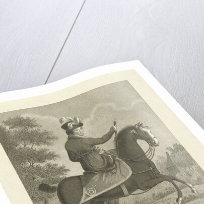 Portrait of Queen Anna Pavlovna Romanowa on horseback by Antonie and Pieter van der Beek