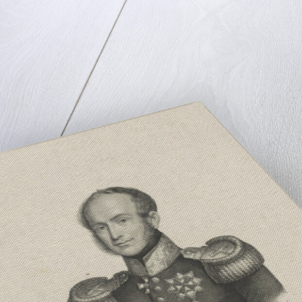 Portrait of William II, King of the Netherlands by Jan Baptist Tetar van Elven