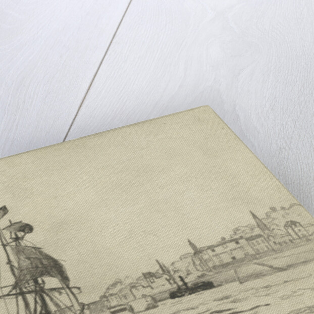 The Port of Honfleur by Johan Barthold Jongkind