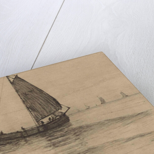 Flood at Katwijk by Carel Nicolaas Storm van 's-Gravesande