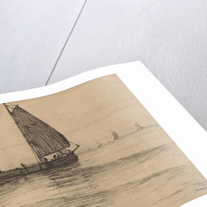 Flood at Katwijk by Carel Nicolaas Storm van 's-Gravesande