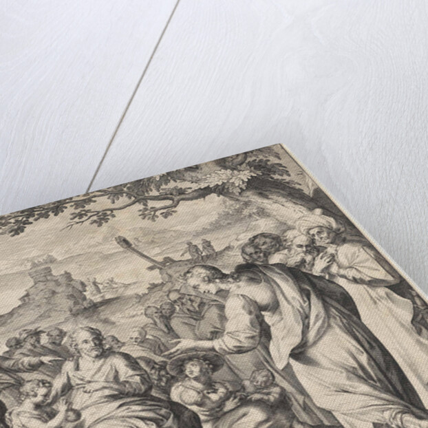 Christ blessing the children by Claes Jansz. Visscher Willem Isaacsz. van Swanenburg II