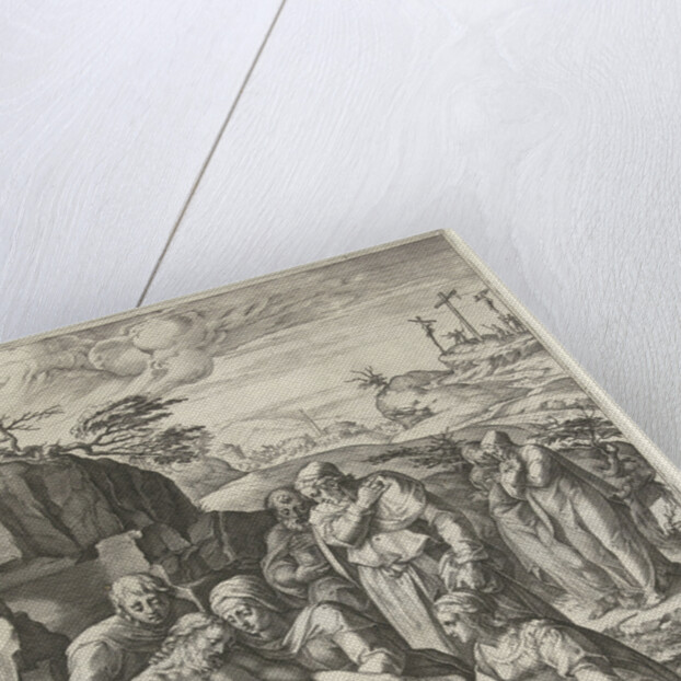 Entombment of Christ by Cornelis Cort