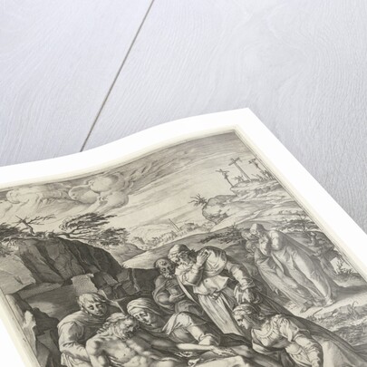 Entombment of Christ by Cornelis Cort