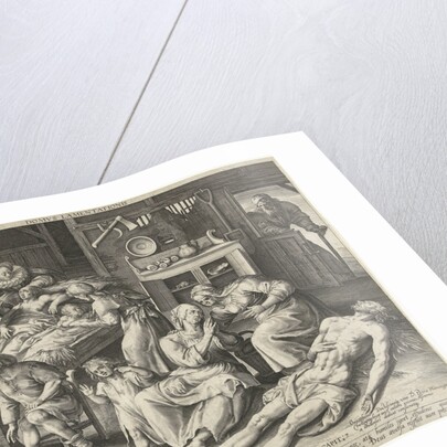 A house full of mourning by Petrus Plancius