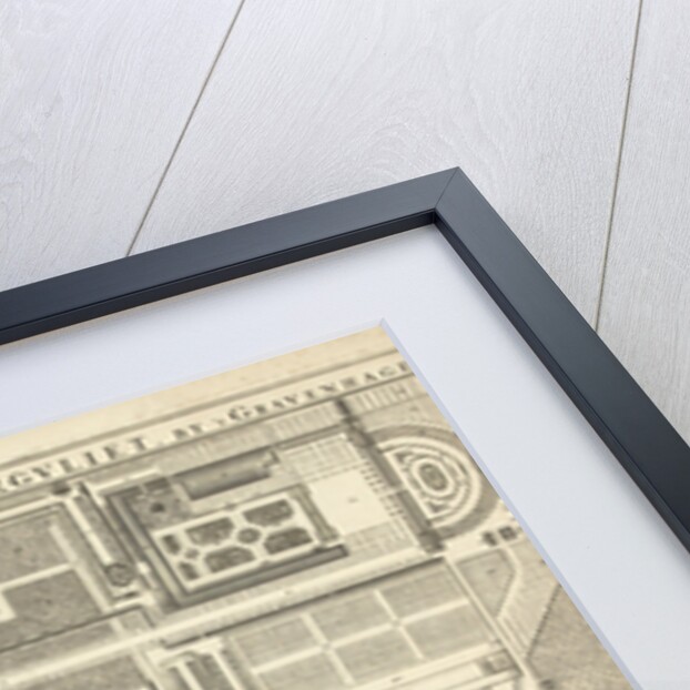 Map of the park Zorgvliet by Staten-Generaal