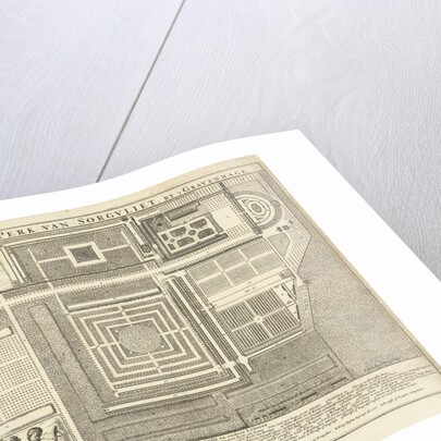 Map of the park Zorgvliet by Staten-Generaal